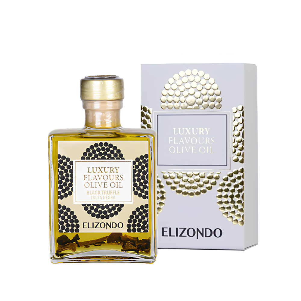 Elizondo-luxe olijfolie met zwarte truffel-200 ml